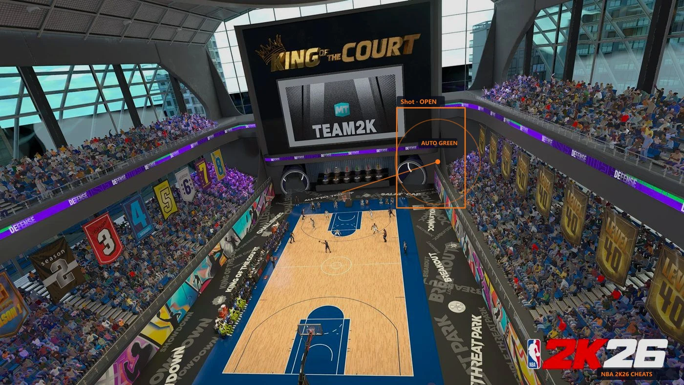 Auto green download and perfect release setup in NBA 2K26 Park